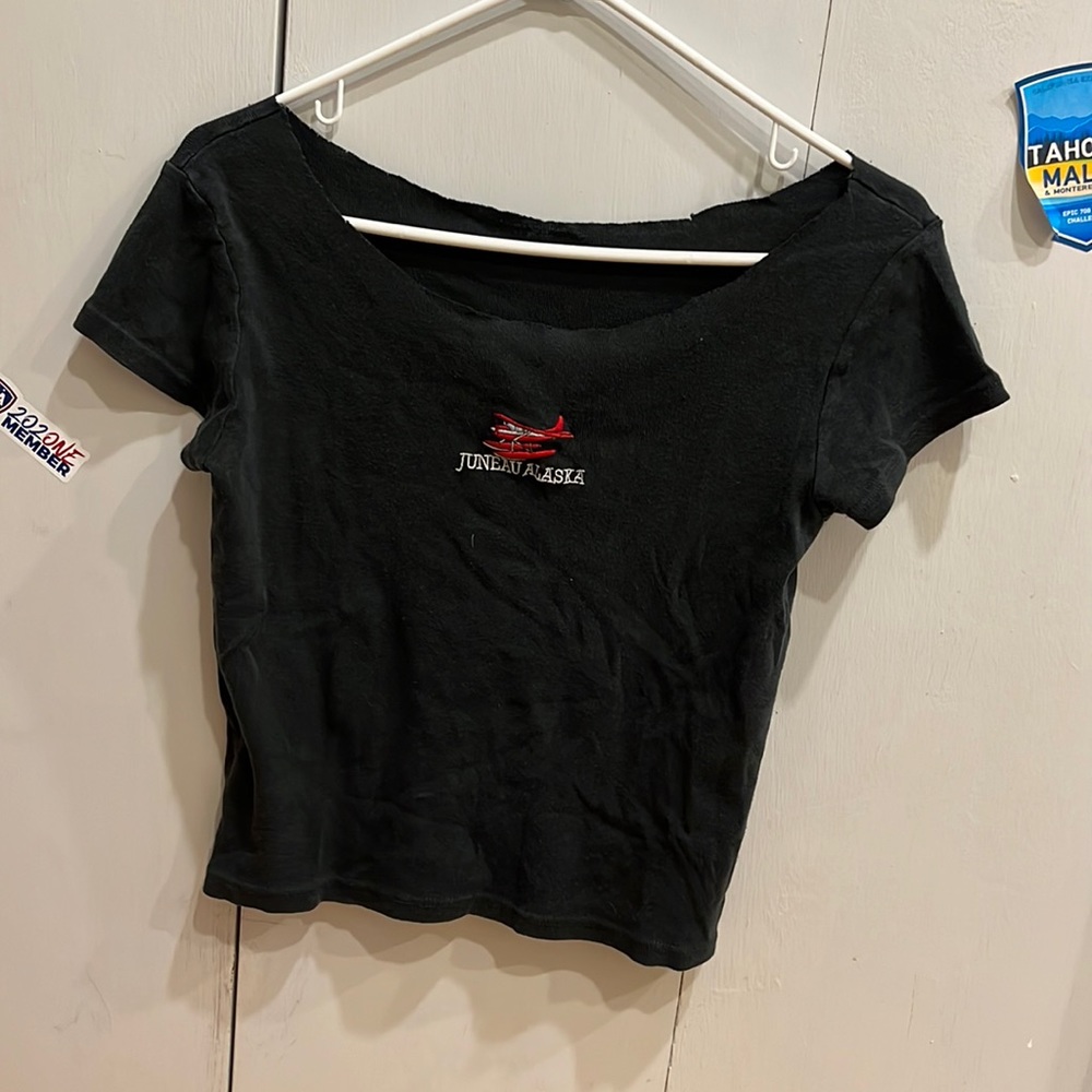 Altered Brandy Melville cropped T-shirt